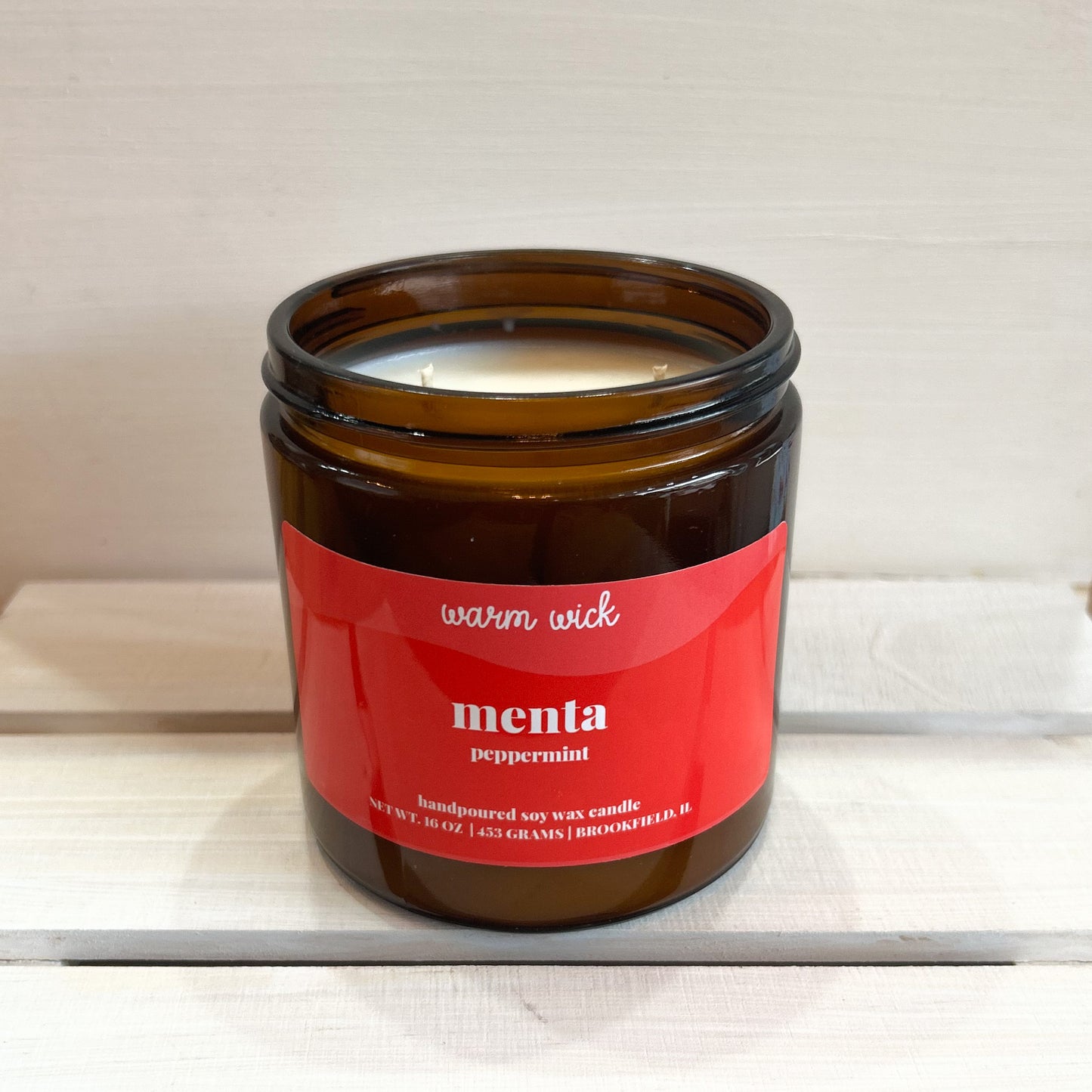 MENTA Natural Soy Wax Candle
