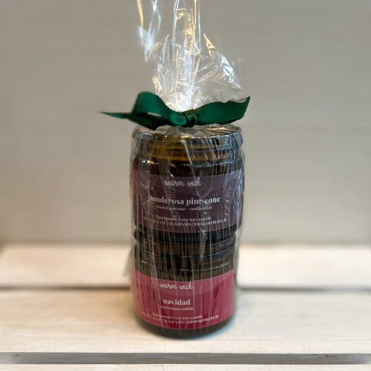 NAVIDAD 2-piece Mini Candle Gift Set - 2 oz
