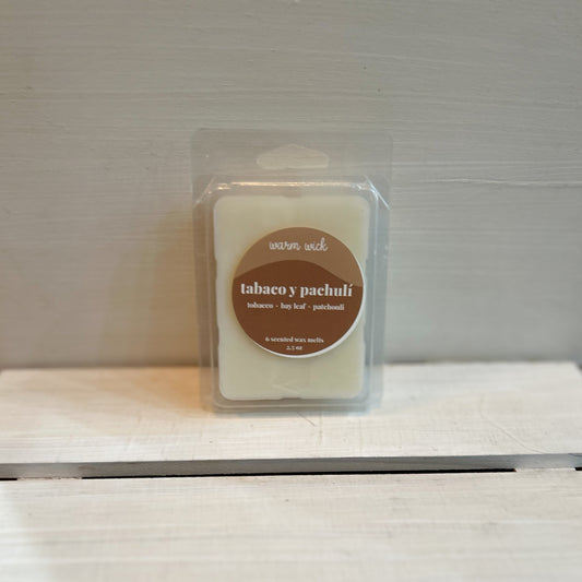 TABACO Y PACHULí Natural Soy Wax Melt