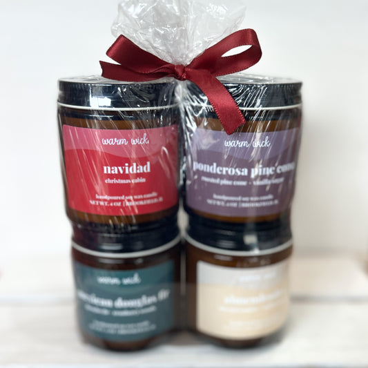 NAVIDAD 4-Piece Mini Candle Gift Set - 4 oz