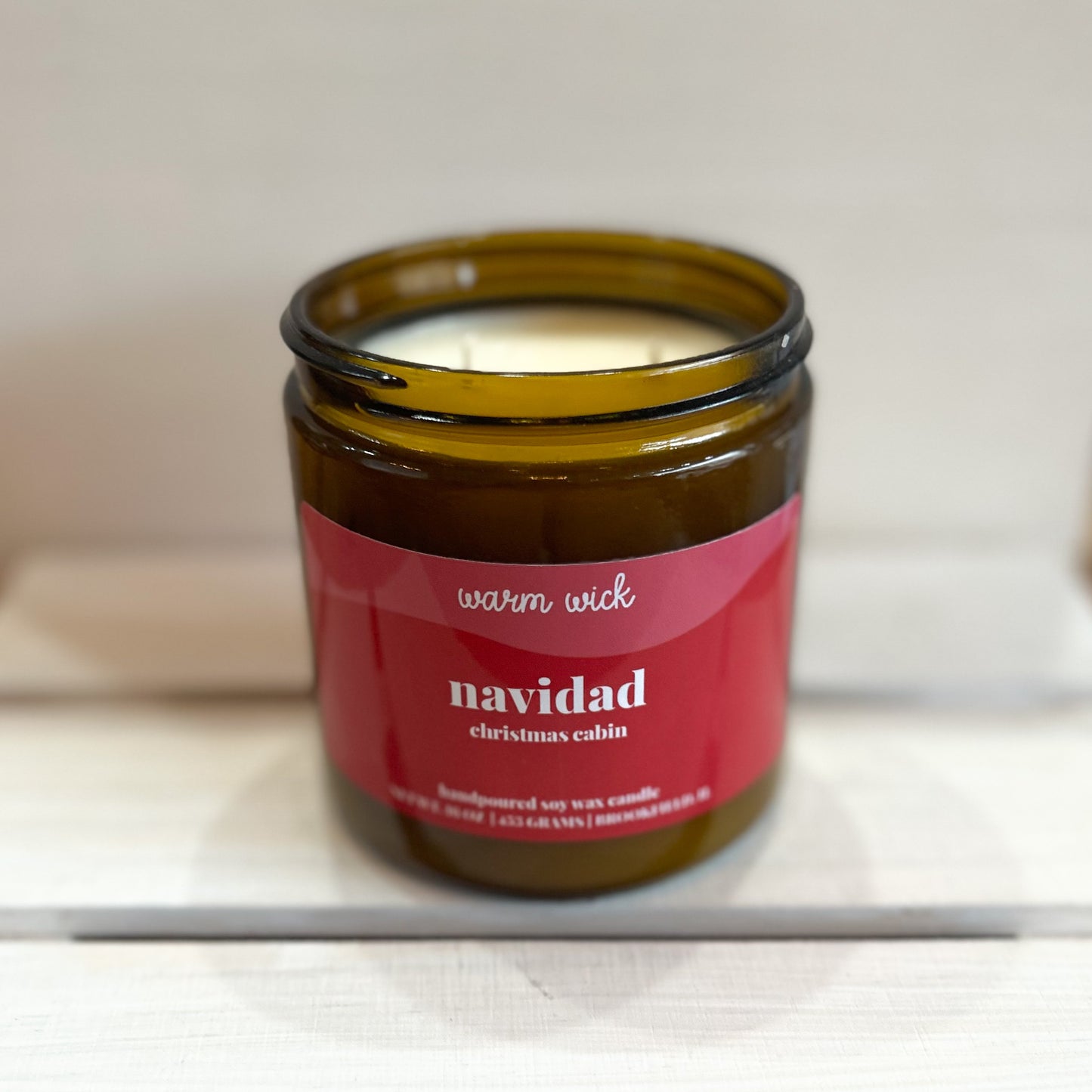NAVIDAD Natural Soy Wax Candle