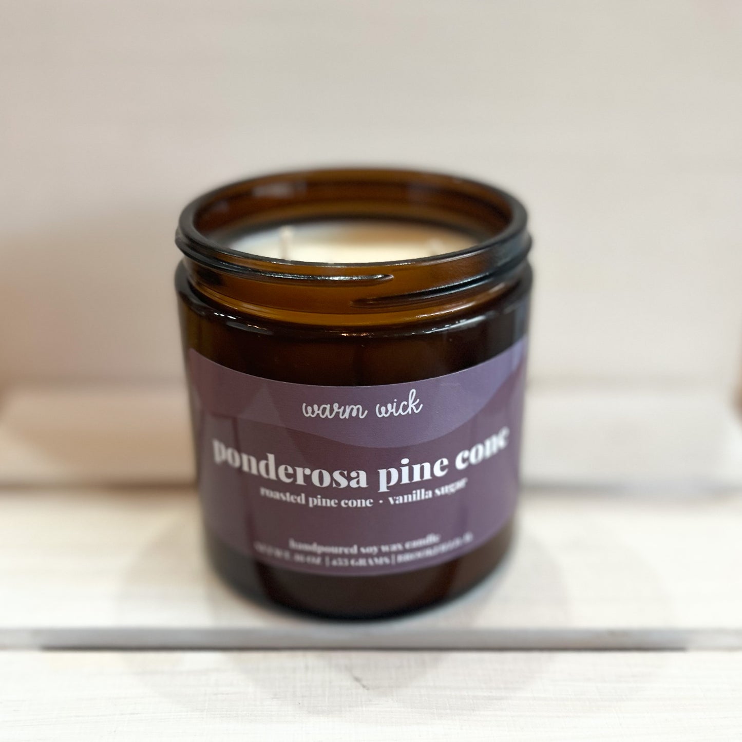 PONDEROSA PINE CONE Natural Soy Wax Candle