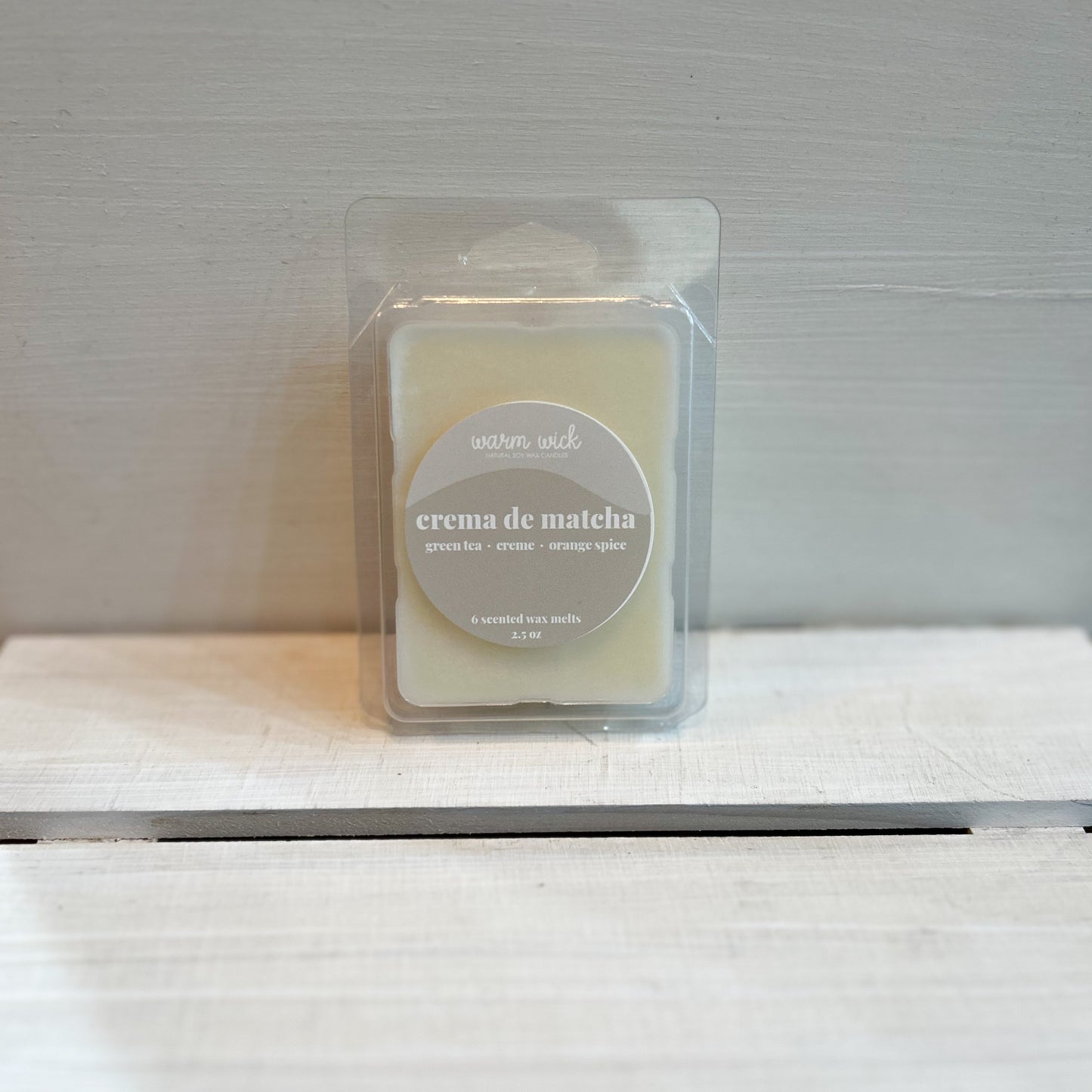 CREMA DE MATCHA Natural Soy Wax Melt