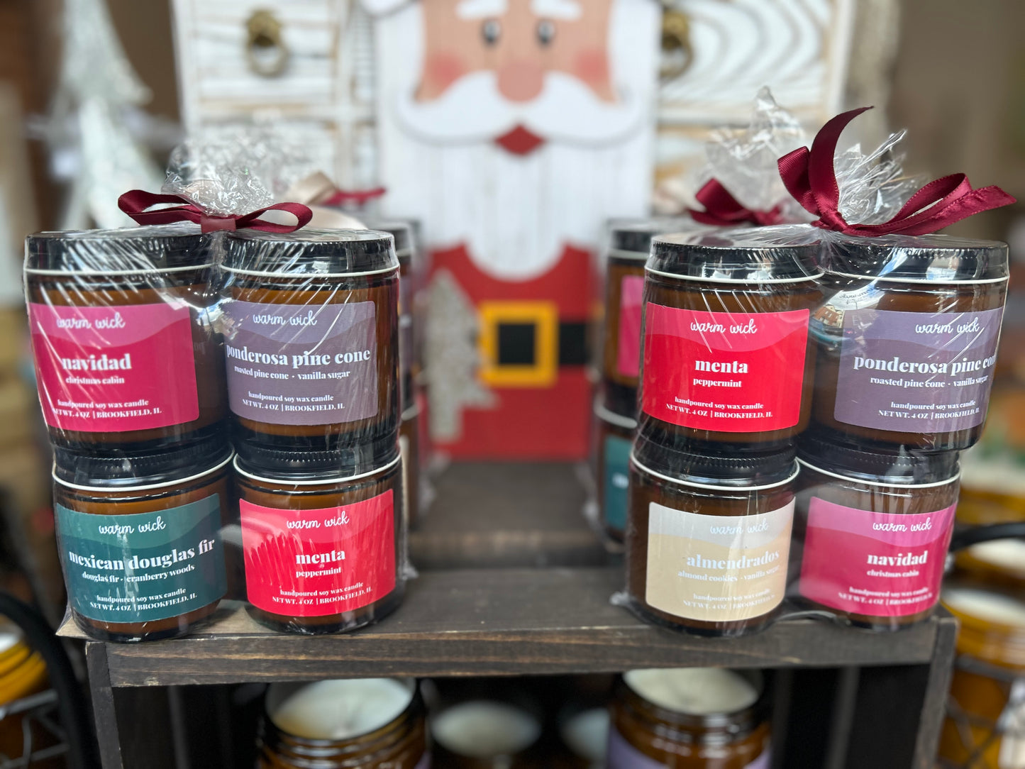 NAVIDAD 4-Piece Mini Candle Gift Set - 4 oz