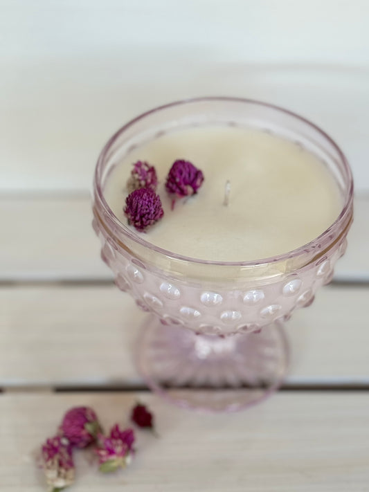Purple Goblet Candle