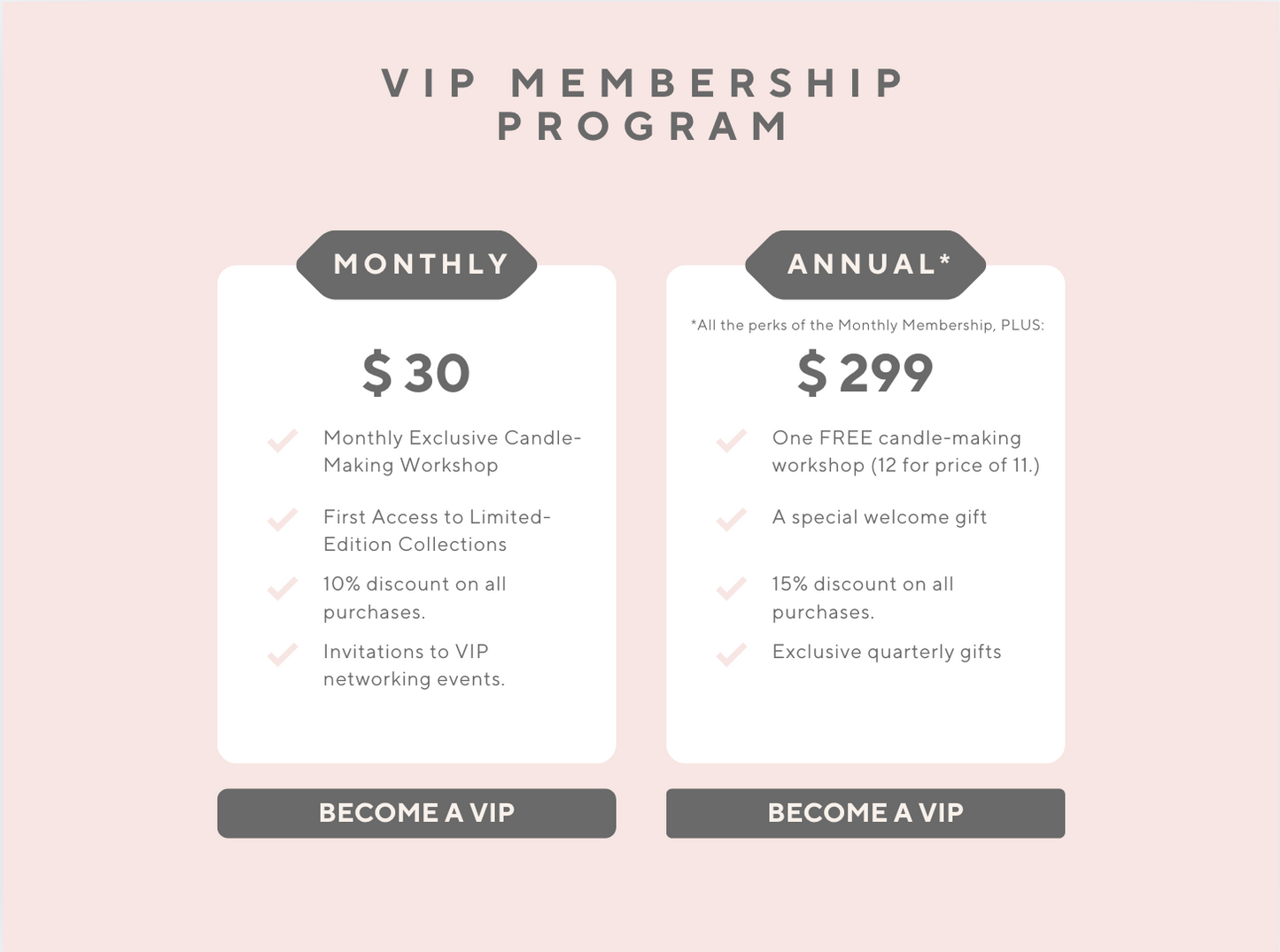 VIP Membership Program