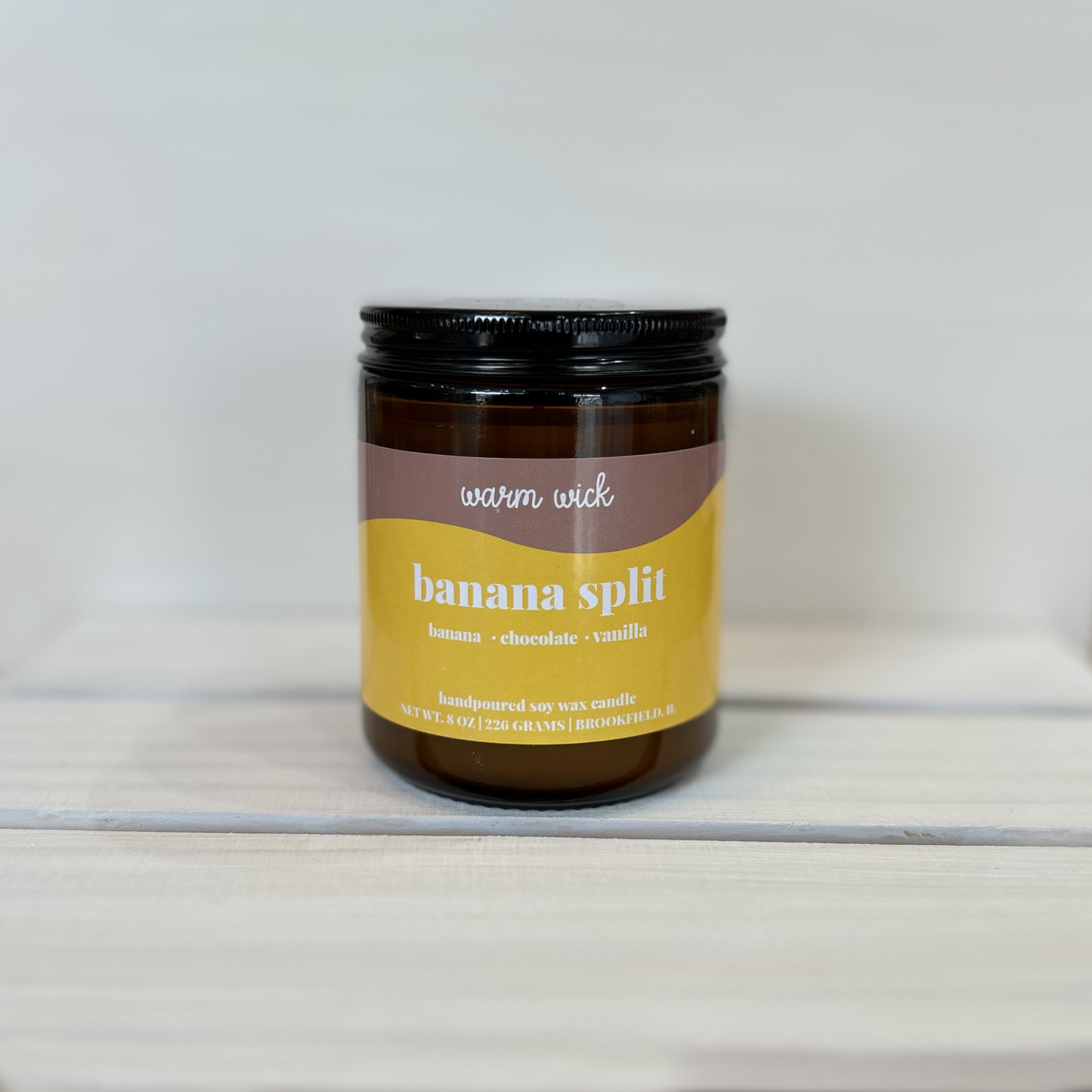 BANANA SPLIT Natural Soy Wax Candle