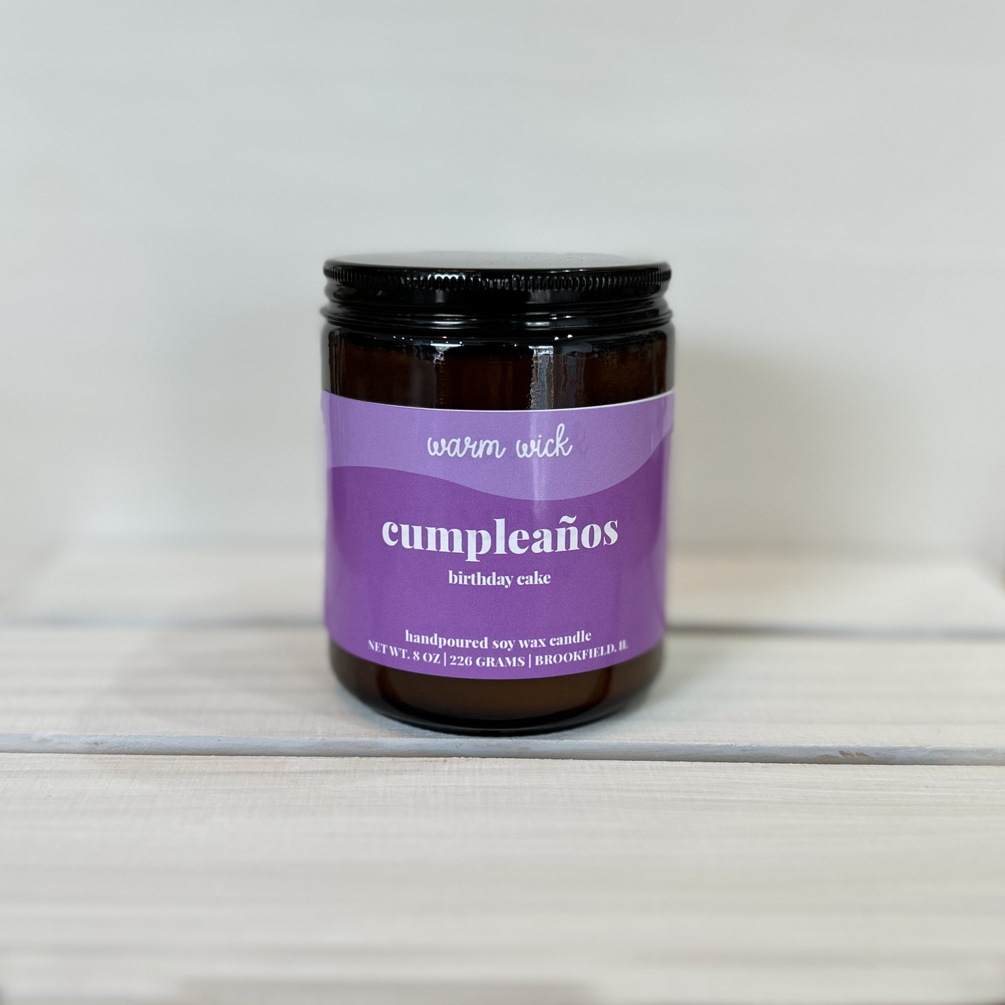 EL CUMPLEANOS Natural Soy Wax Candle