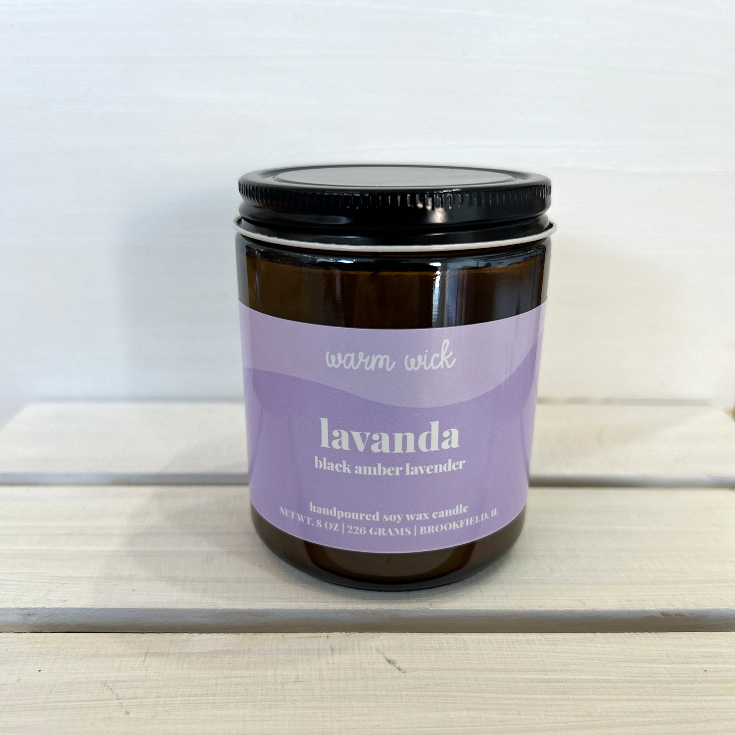 LA LAVANDA Natural Soy Wax Candle