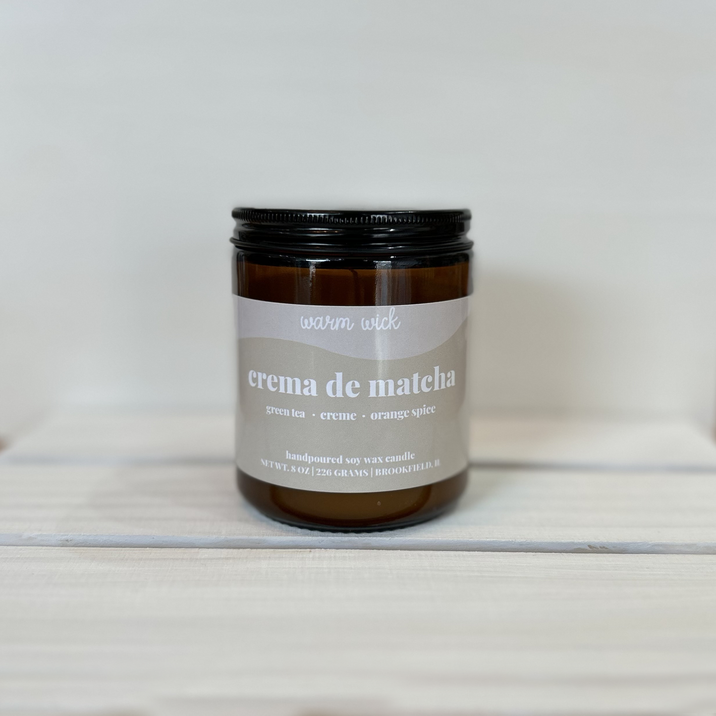 CREMA DE MATCHA Natural Soy Wax Candle
