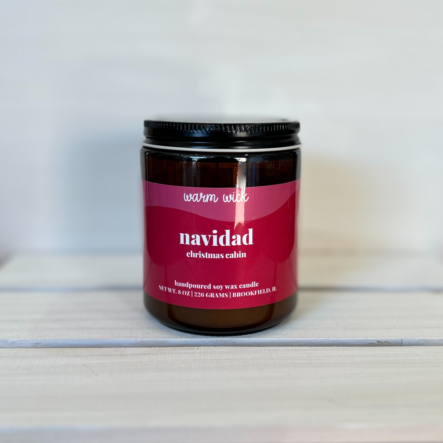 NAVIDAD Natural Soy Wax Candle