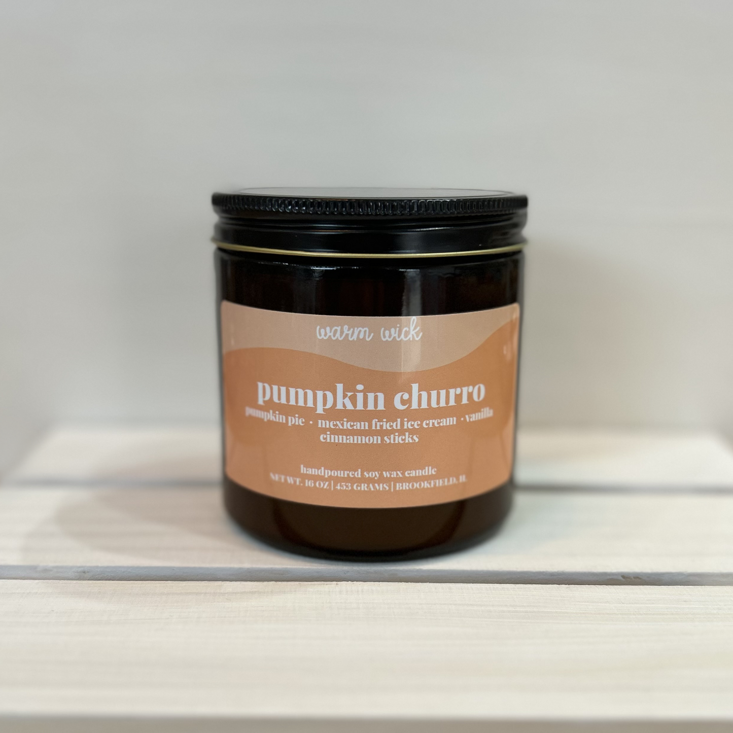 PUMPKIN CHURRO Natural Soy Wax Candle