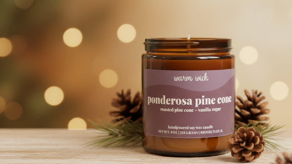 use https://warmwickco.com/products/ponderosa-pine-cone-natural-soy-wax-candle