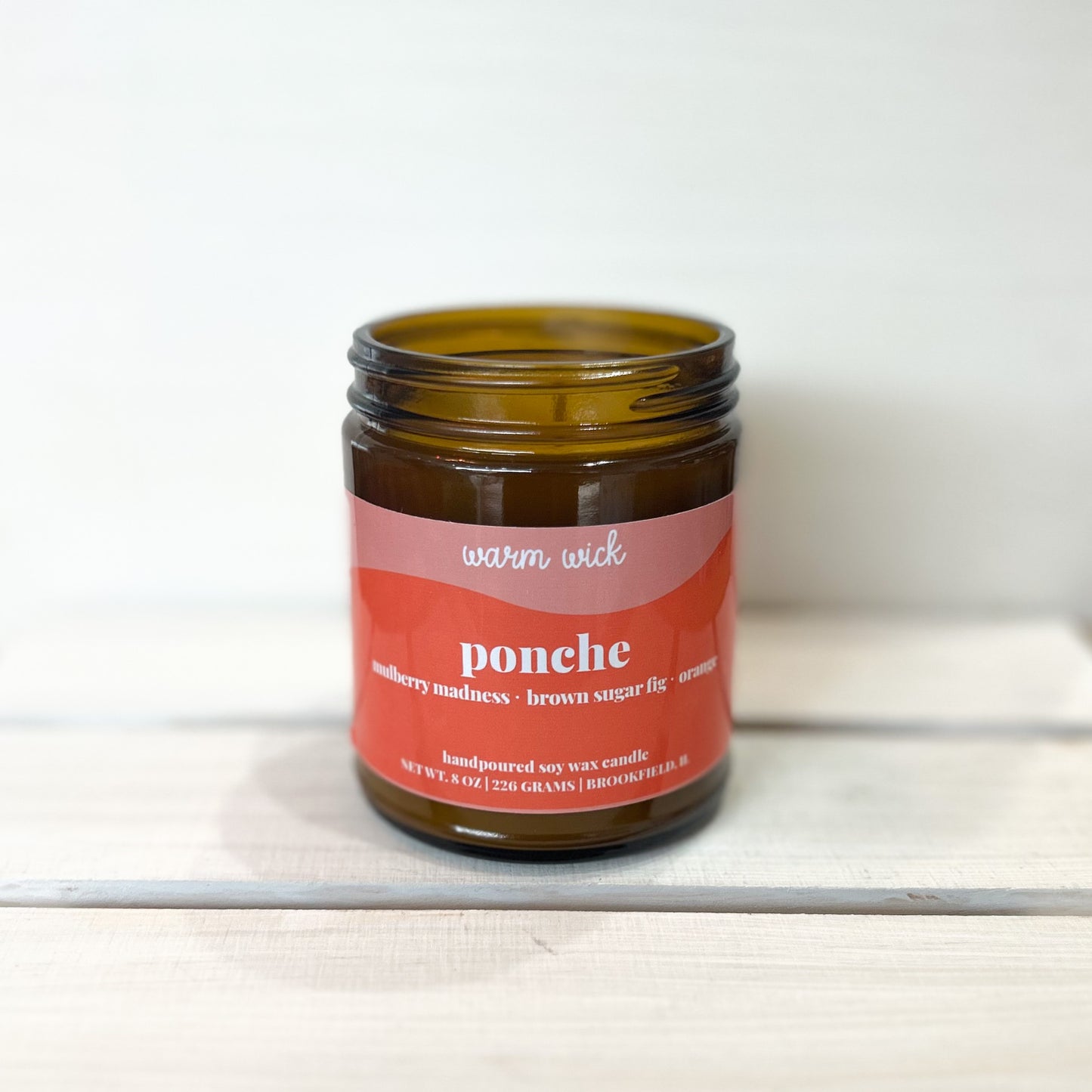 PONCHE Natural Soy Wax Candle