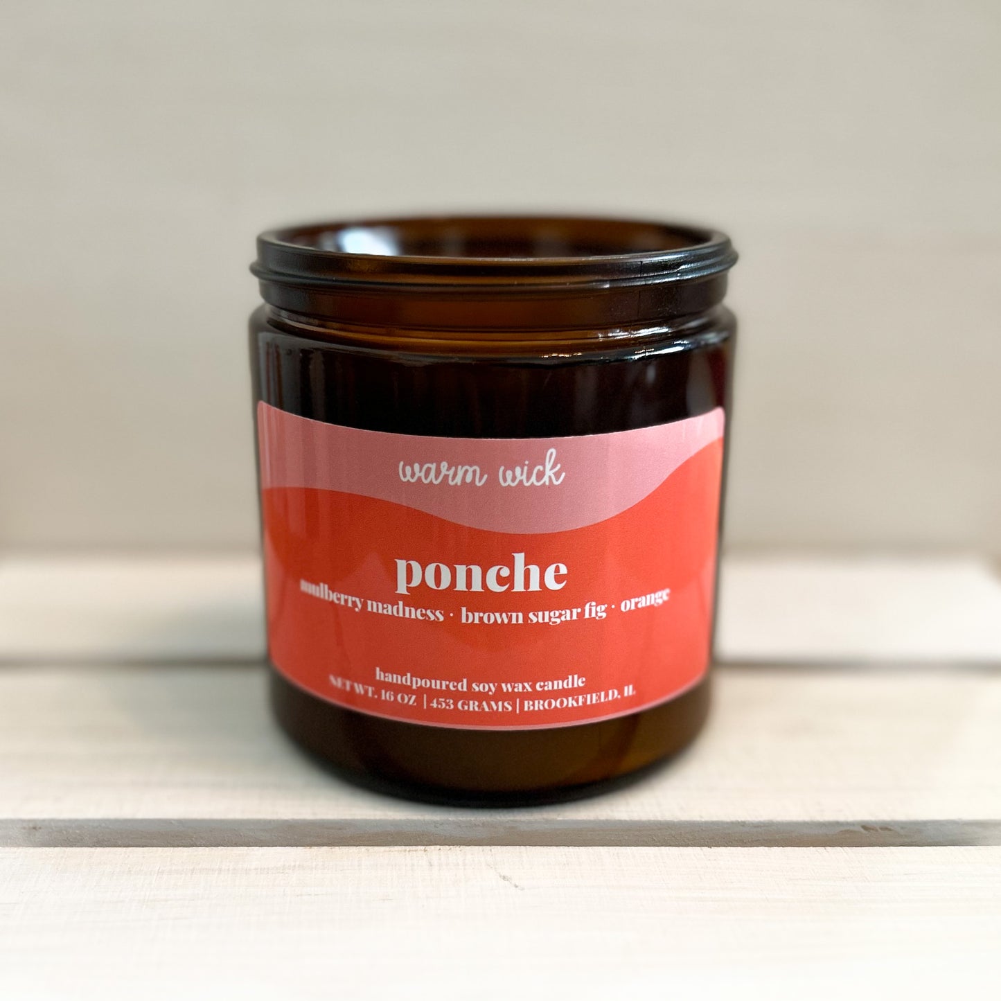 PONCHE Natural Soy Wax Candle