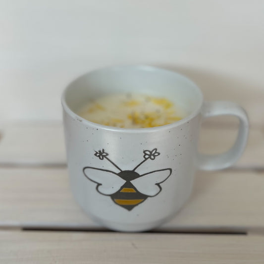 Bee Candle Art Mug