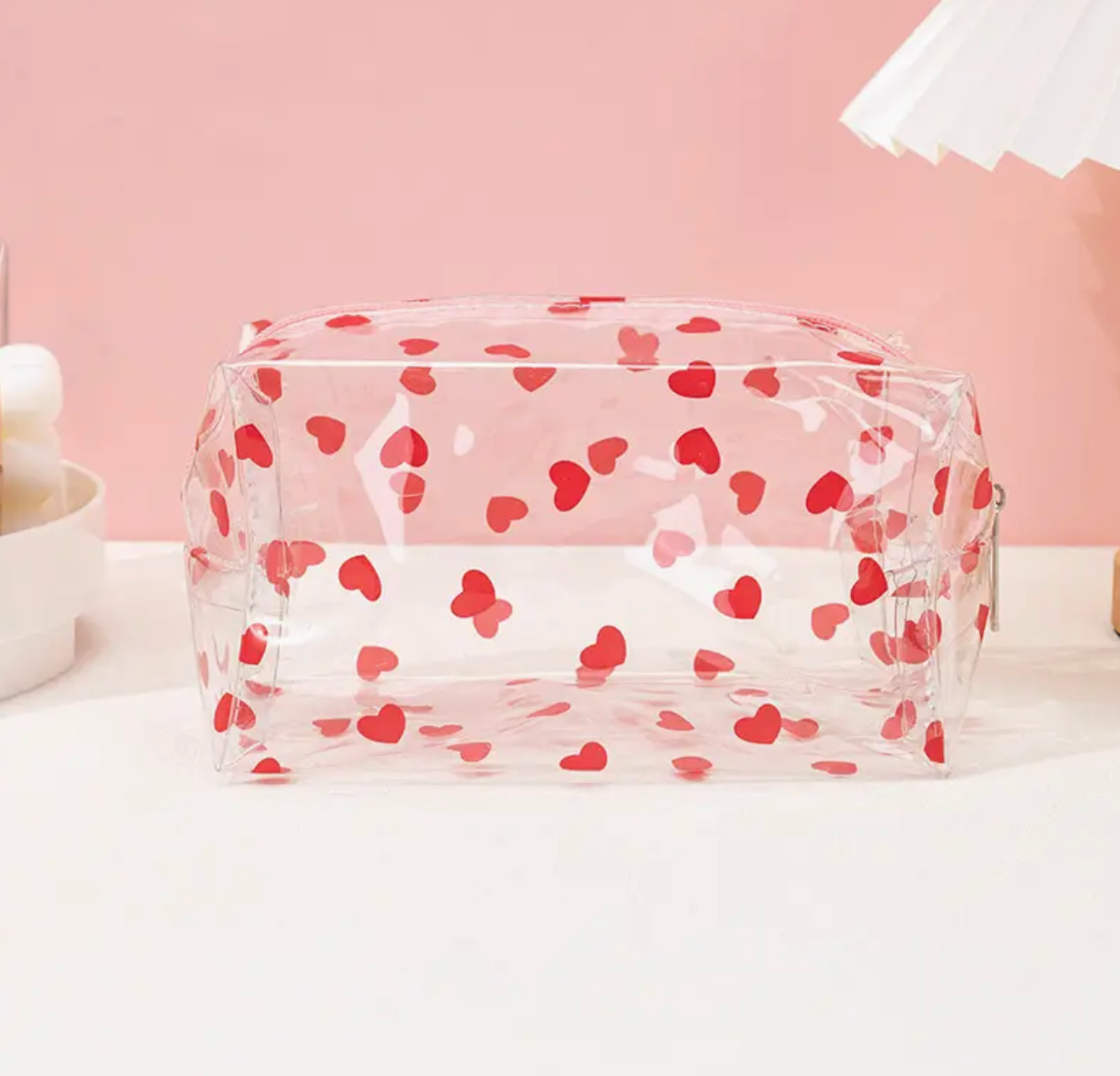 Heart-shaped Love Cosmetic Bag