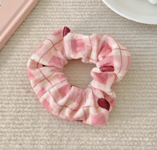 Heart Scrunchie