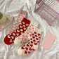 Heart Print Socks