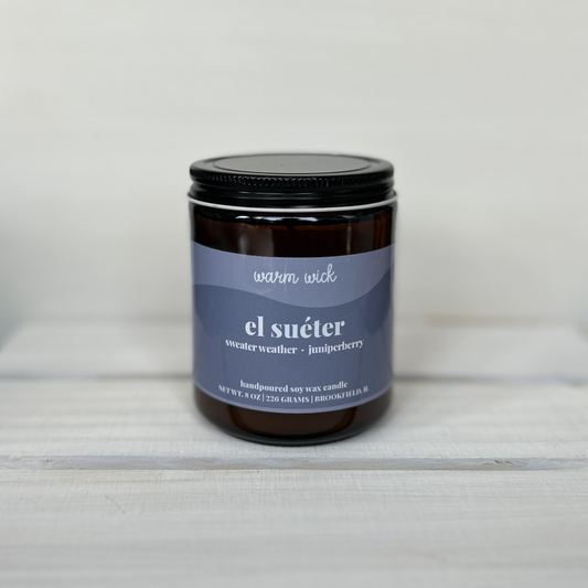 El Suéter Natural Soy Wax Candle