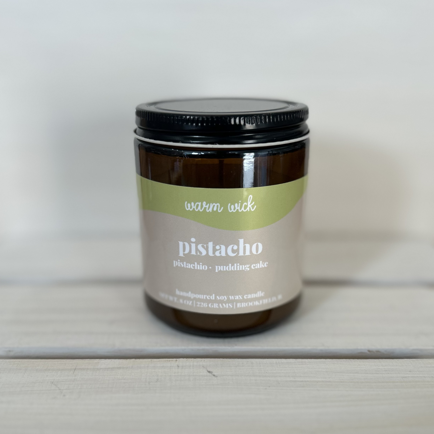 PISTACHO Natural Soy Wax Candle